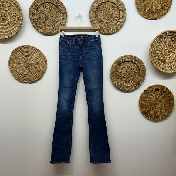 American Eagle Outfitters Denim - AE American Eagle Kick Boot Jeans Denim 2 X-LONG Inseam